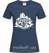 Жіноча футболка HIP HOP Темно-синій фото