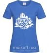 Женская футболка HIP HOP Ярко-синий фото