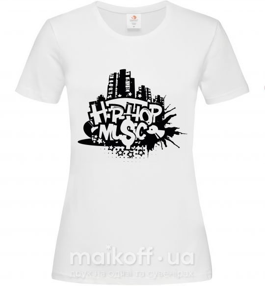 Женская футболка HIP HOP Белый фото