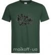 Мужская футболка ROCK Music знак Темно-зеленый фото