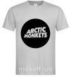 Мужская футболка ARCTIC MONKEYS ROUND Серый фото