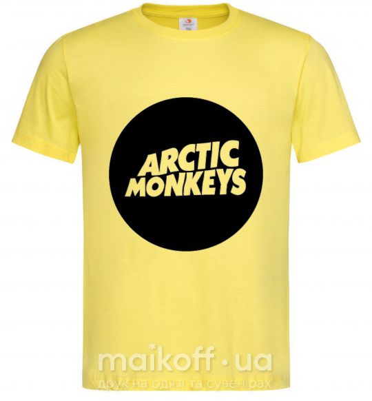 Мужская футболка ARCTIC MONKEYS ROUND Лимонный фото