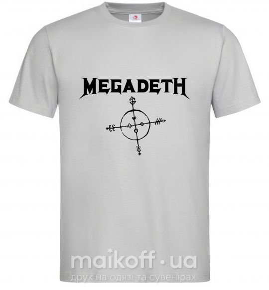 Чоловіча футболка MEGADETH Сірий фото