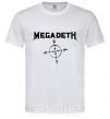 Мужская футболка MEGADETH Белый фото