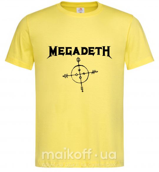 Чоловіча футболка MEGADETH Лимонний фото