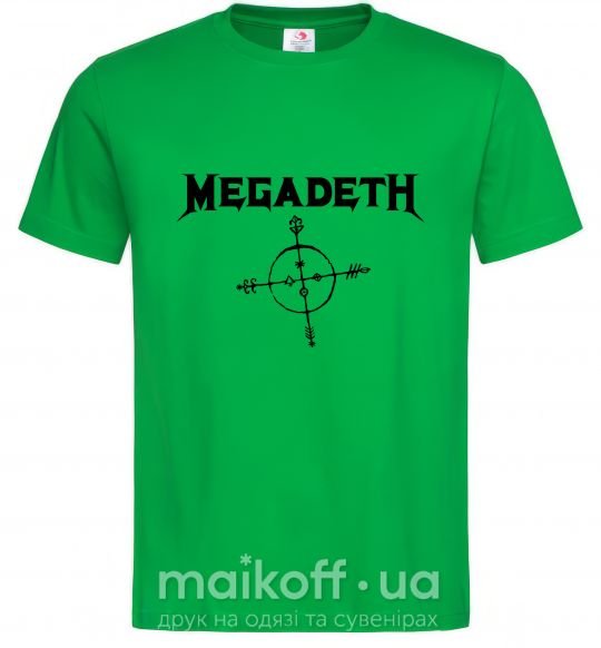 Мужская футболка MEGADETH Зеленый фото
