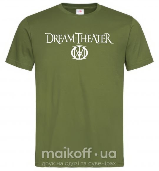 Чоловіча футболка DREAM THEATER Оливковий фото