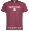 Чоловіча футболка DREAM THEATER Бордовий фото