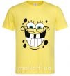 Мужская футболка Sponge Bob счастливое лицо Лимонный фото