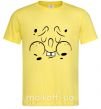 Мужская футболка Sponge Bob озадаченное лицо Лимонный фото