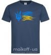 Чоловіча футболка Герб і Прапор України Темно-синій фото