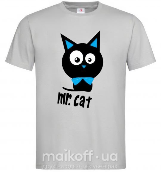 Чоловіча футболка MR. CAT Сірий фото