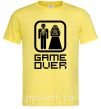 Чоловіча футболка GAME OVER 8BIT Лимонний фото