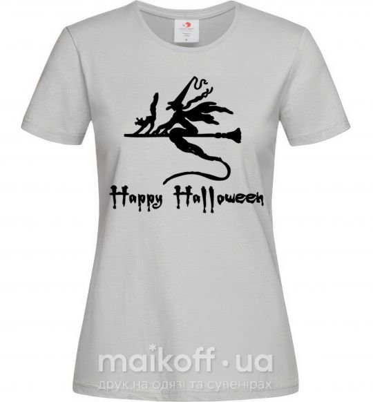 Женская футболка Ведьма Серый фото
