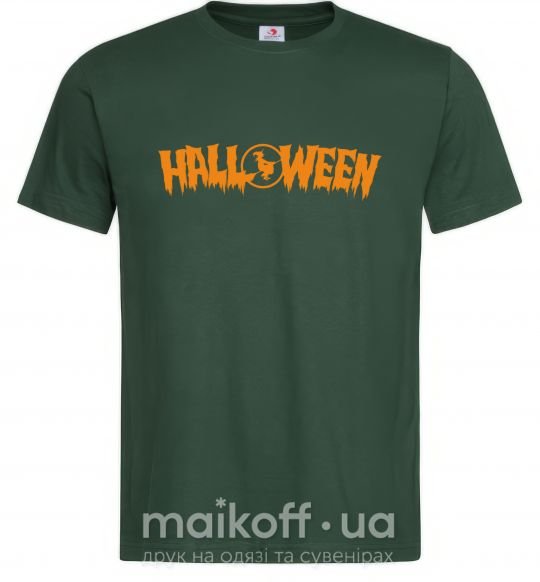 Мужская футболка Halloween Темно-зеленый фото