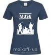 Женская футболка Muse siluet Темно-синий фото