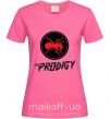 Жіноча футболка The prodigy Яскраво-рожевий фото