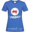 Жіноча футболка The prodigy Яскраво-синій фото