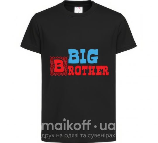 Детская футболка Big brother Черный фото