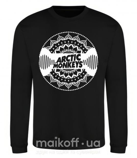 Світшот Arctic monkeys Logo Чорний фото