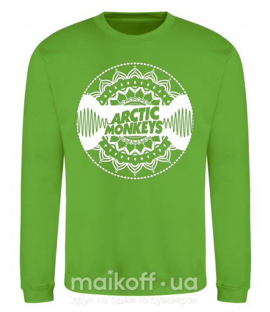 Світшот Arctic monkeys Logo Лаймовий фото