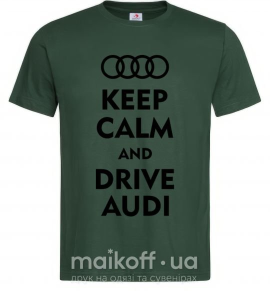 Мужская футболка Drive audi Темно-зеленый фото