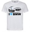 Мужская футболка Love bmw Белый фото
