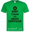 Мужская футболка Drive chrysler Зеленый фото