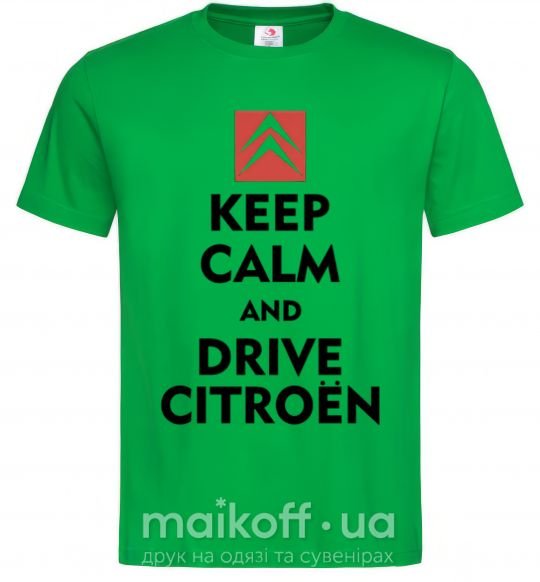 Чоловіча футболка Drive citroen Зелений фото