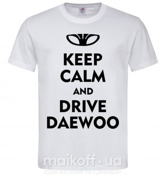 Чоловіча футболка Drive daewoo Білий фото