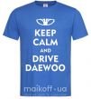 Чоловіча футболка Drive daewoo Яскраво-синій фото