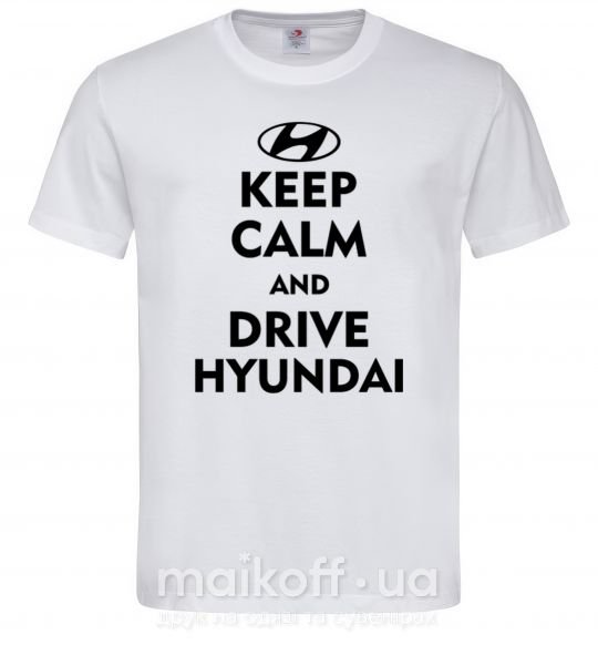 Чоловіча футболка Drive Hyundai Білий фото