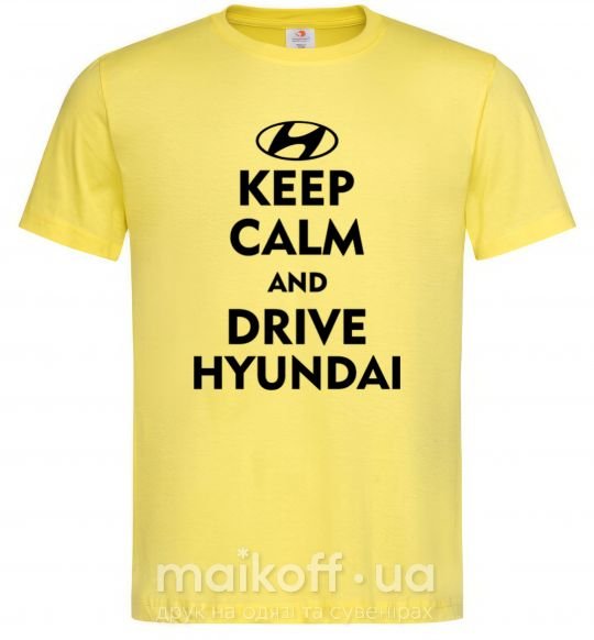 Мужская футболка Drive Hyundai Лимонный фото