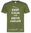 Чоловіча футболка Drive Jaguar Оливковий фото