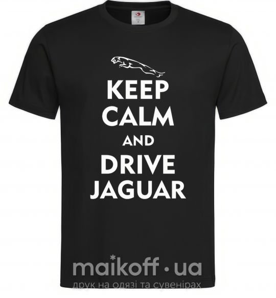 Чоловіча футболка Drive Jaguar Чорний фото