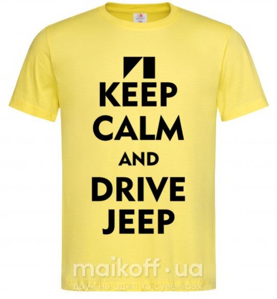 Мужская футболка Drive Jeep Лимонный фото