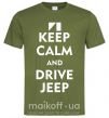 Чоловіча футболка Drive Jeep Оливковий фото