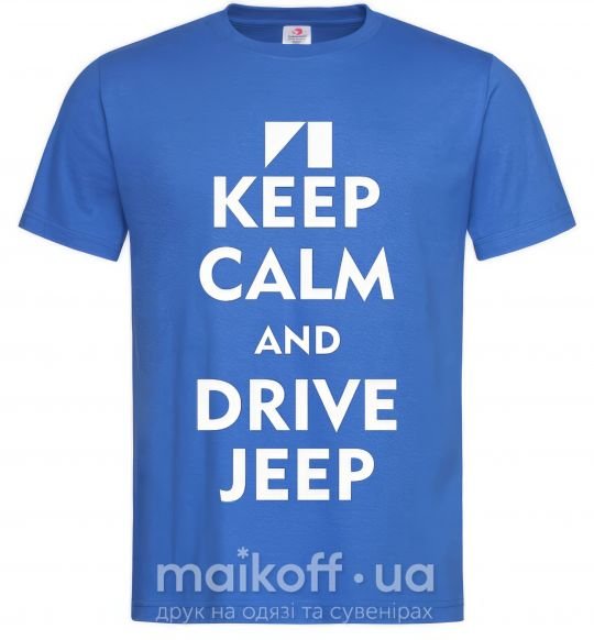 Чоловіча футболка Drive Jeep Яскраво-синій фото