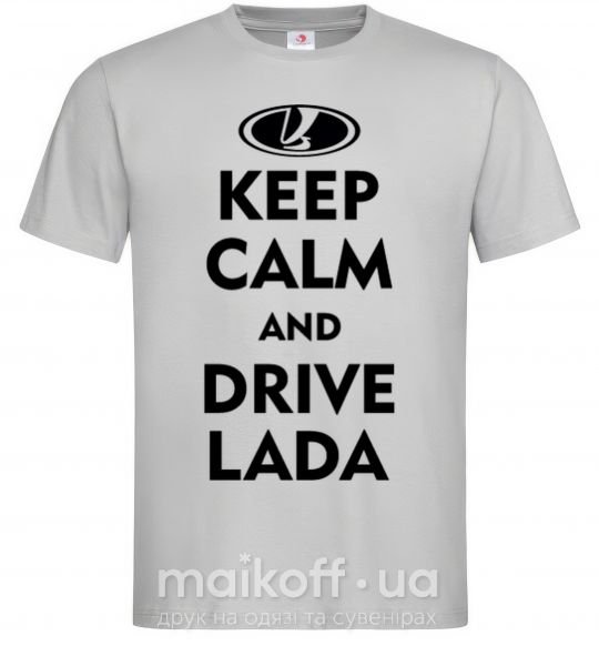 Чоловіча футболка Drive Lada Сірий фото