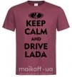 Чоловіча футболка Drive Lada Бордовий фото