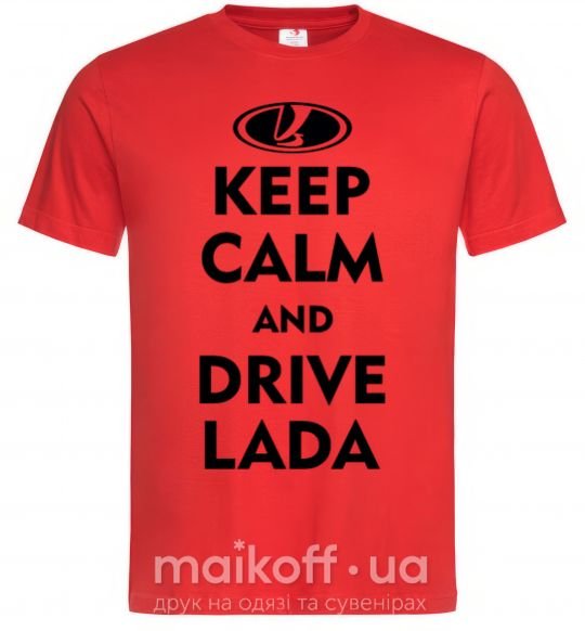 Чоловіча футболка Drive Lada Червоний фото