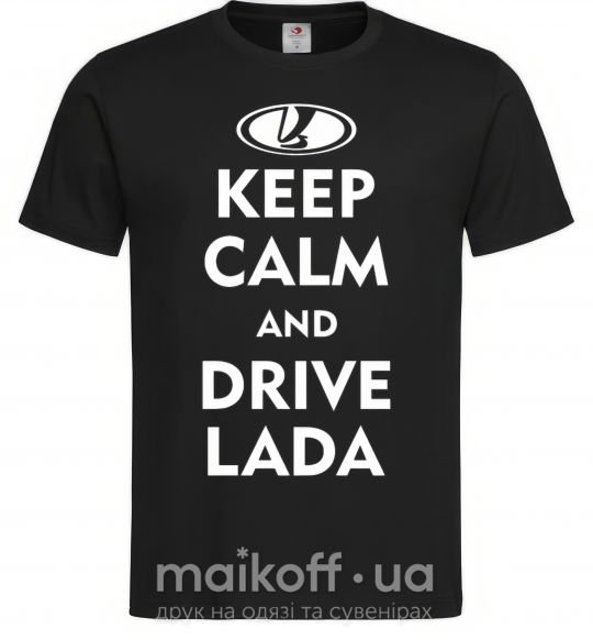 Чоловіча футболка Drive Lada Чорний фото