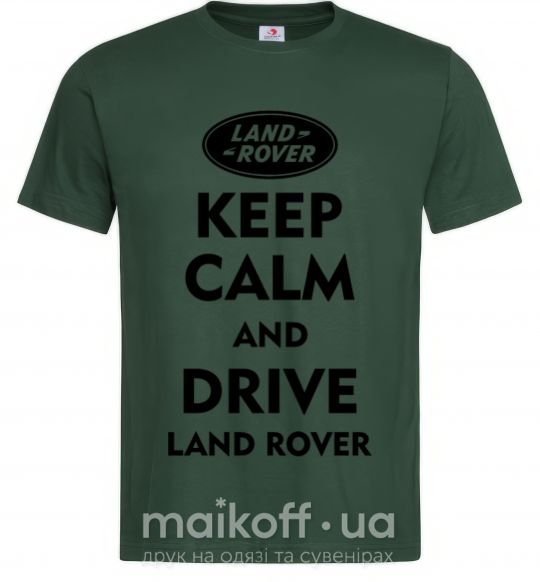 Мужская футболка Drive Land Rover Темно-зеленый фото