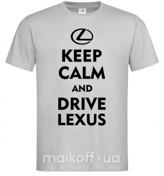 Чоловіча футболка Drive Lexus Сірий фото