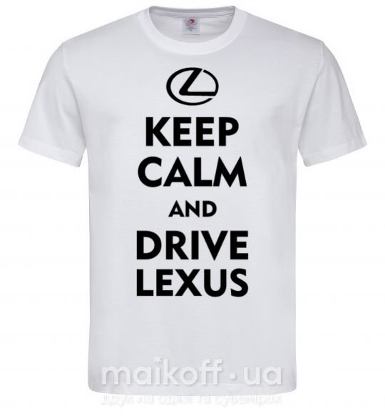 Чоловіча футболка Drive Lexus Білий фото
