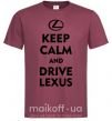 Чоловіча футболка Drive Lexus Бордовий фото