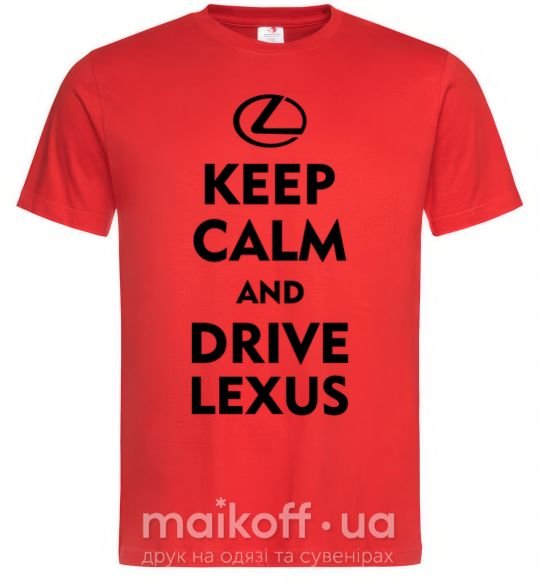 Чоловіча футболка Drive Lexus Червоний фото