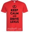 Мужская футболка Drive Lexus Красный фото