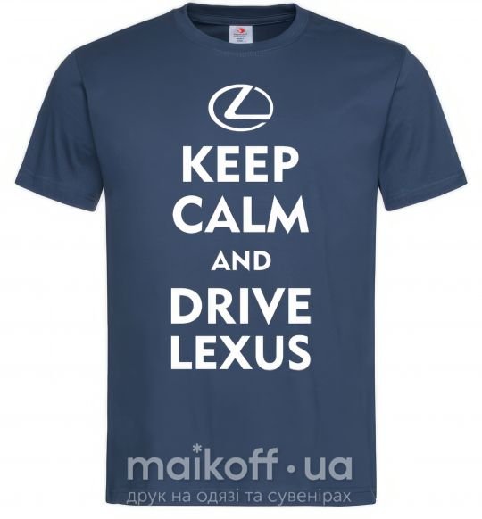 Чоловіча футболка Drive Lexus Темно-синій фото