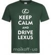 Мужская футболка Drive Lexus Темно-зеленый фото